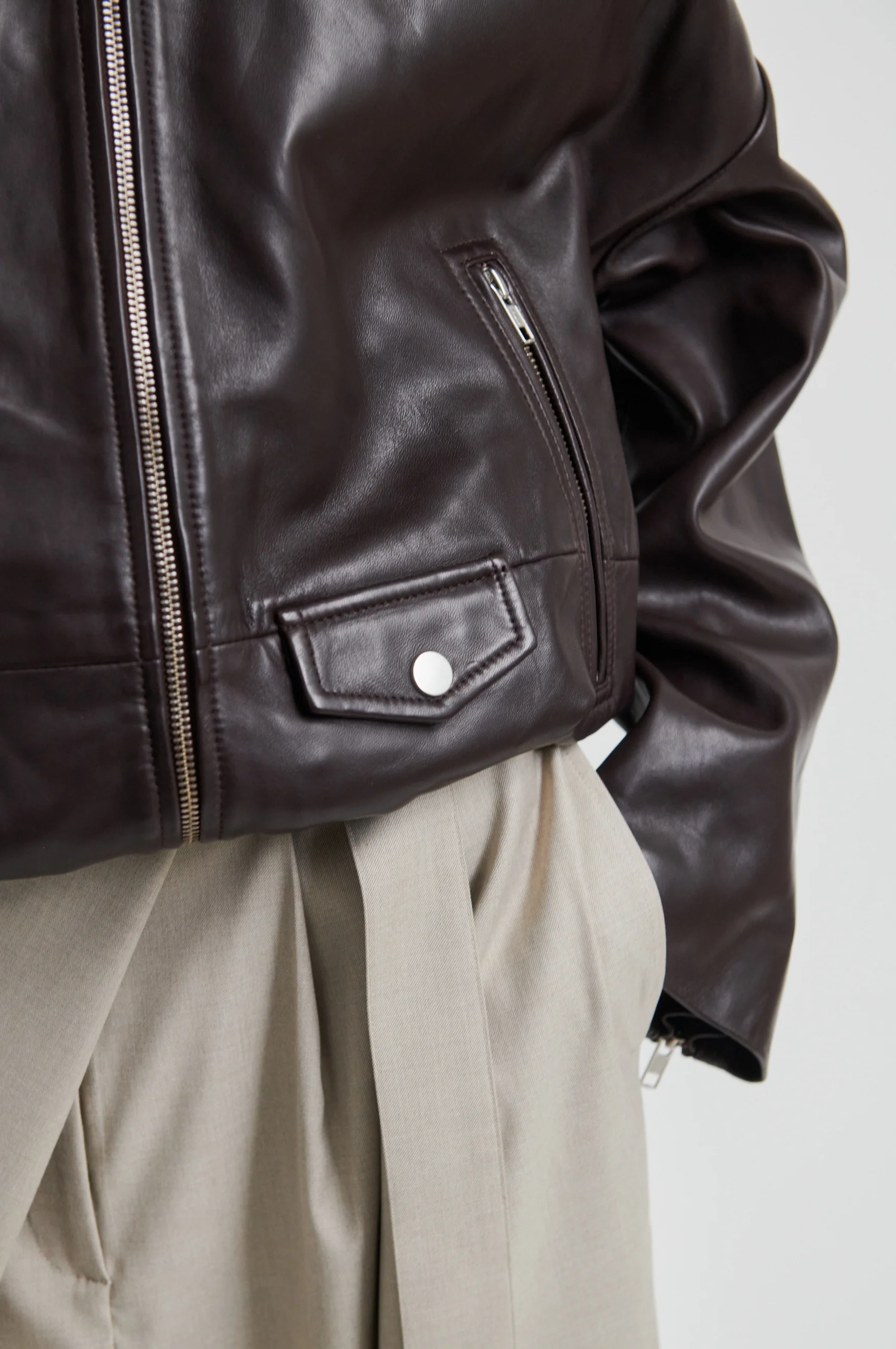 Boston Leather Jacket - Image 3