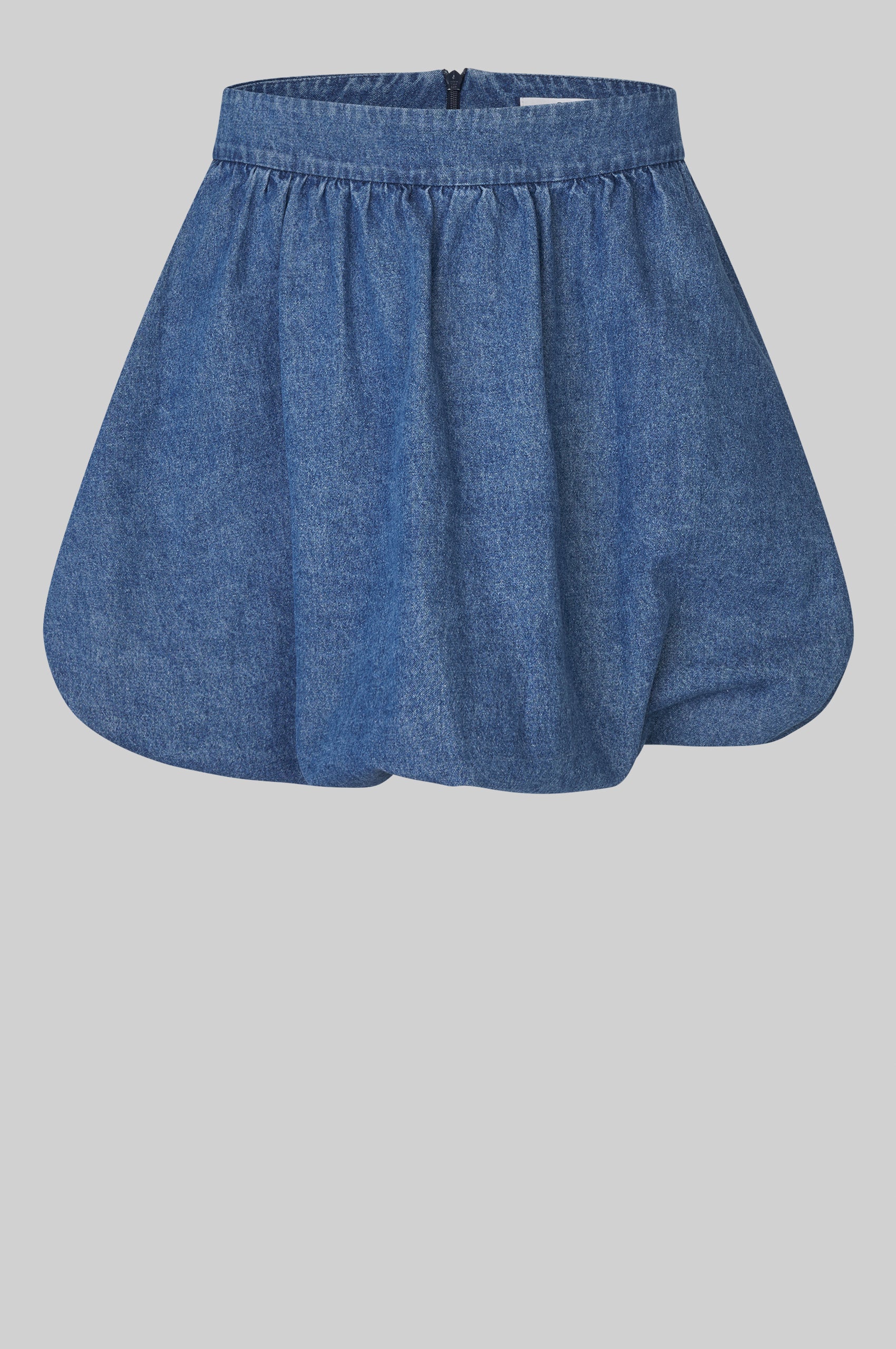 Cornelia Denim Mini Balloon Skirt - Image 6