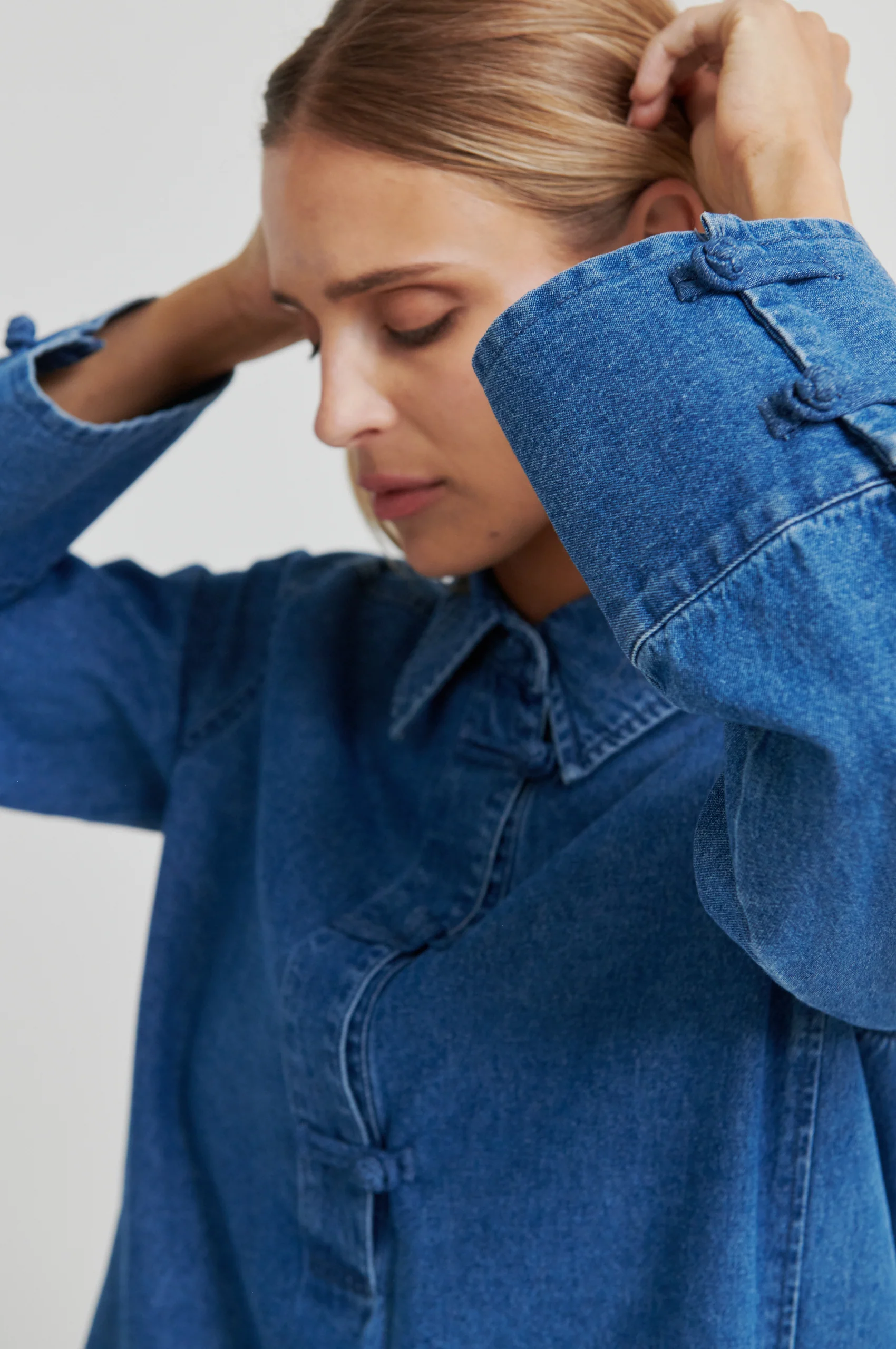 Cornelia Denim Tunic Dress - Image 3