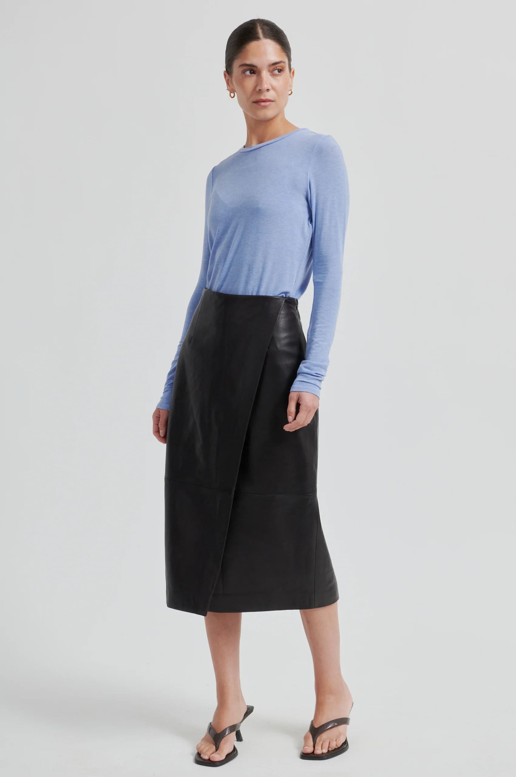 Novel Leather Skirt - Image 3