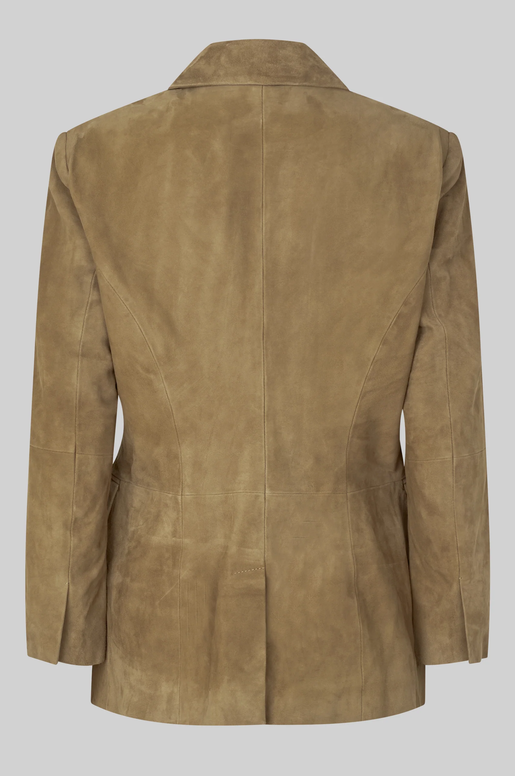 Suellen Fitted Suede Blazer - Image 10
